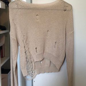 Distressed Sweater